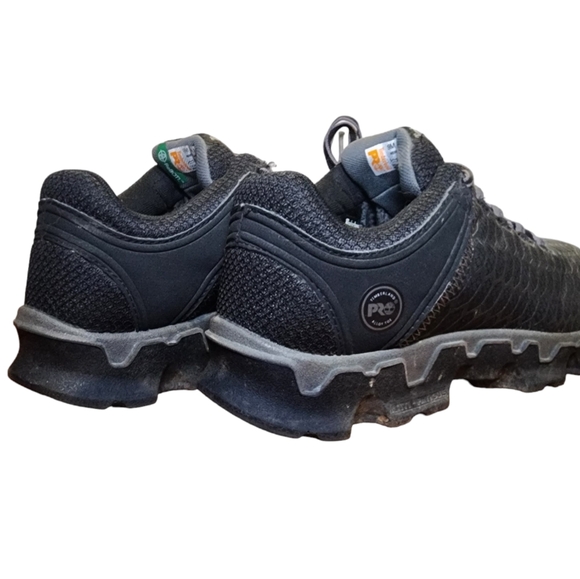 Timberland PRO steel alloy toed work boots | black & gray | Men's 9 medium - Picture 4 of 12